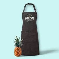Personalised 'It's Time To Make Pizza' Adult Apron