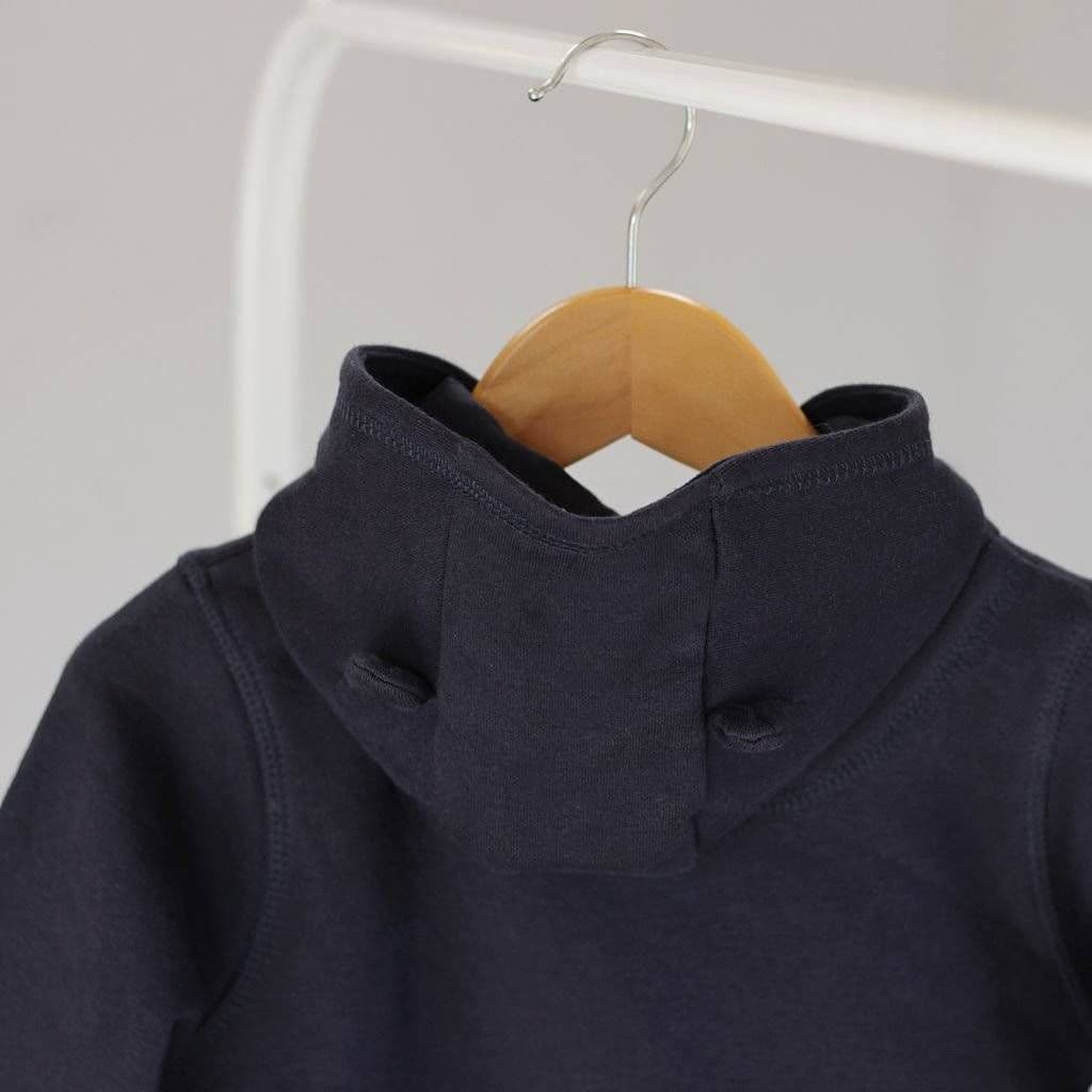 ISAAC PRINT LS ZIP ONESIE