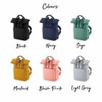 Personalised Kids Sustainable Roll Top Backpack
