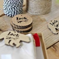 Personalised Nordic Snow Cat First Christmas Bib (1)