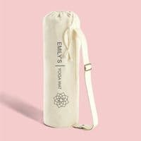 Personalised Organic Cotton Yoga Mat Bag