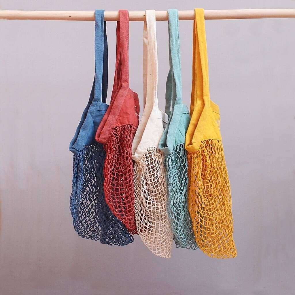 Personalised Organic Mesh Shopper