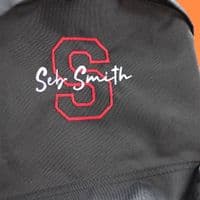 Personalised Recycled Embroidered Backpack