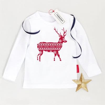 Personalised Reindeer T Shirt