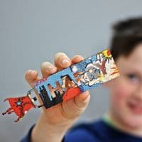 Personalised Superhero Bookmark