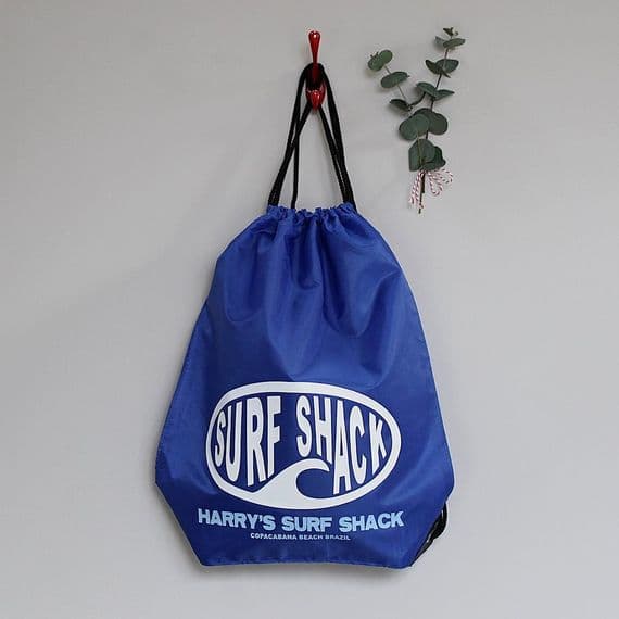 Personalised Surf Shack Childrens Swimming Bag