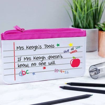 Personalised Teacher Whiteboard Pencil Case