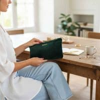 Personalised Velvet Sustainable Make Up Bag