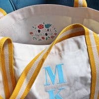 Personalised You Are Awesome Organic Canvas Bag