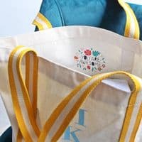 Personalised You Are Awesome Organic Canvas Bag