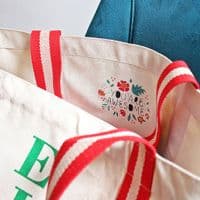 Personalised You Are Awesome Organic Canvas Bag