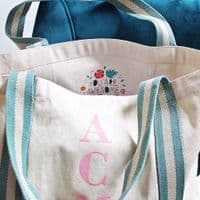 Personalised You Are Awesome Organic Canvas Bag
