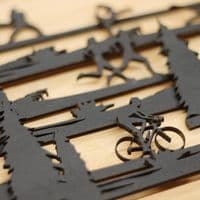 Triathlon 3D Medal Hanger