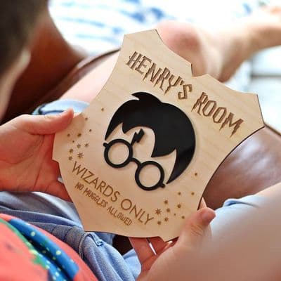 Wizard Bedroom Door Sign