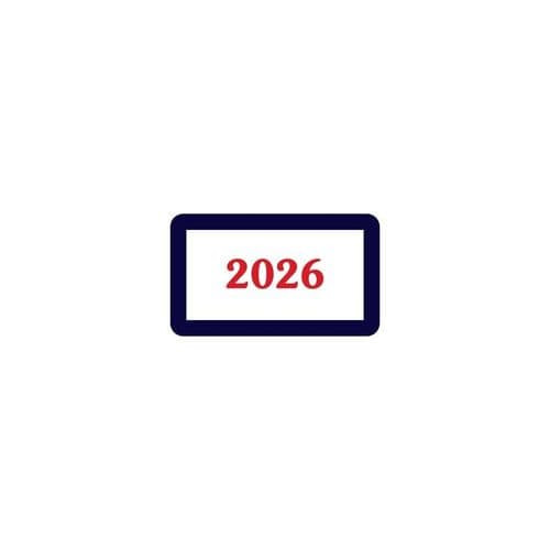 2026 Year Badge (Pack of 10)