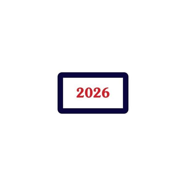 2026 Year Badge (Pack of 10)