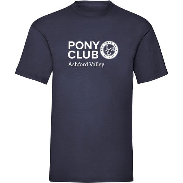 Ashford Valley Navy Pony Club T-shirt
