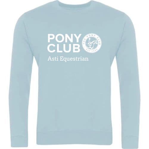 Asti Equestrian Pony Club Light Blue Sweatshirt