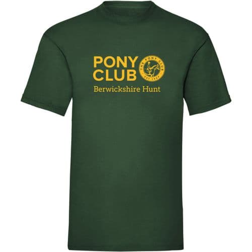 Berwickshire Hunt Bottle Green Pony Club T-shirt