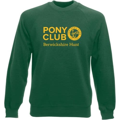Berwickshire Hunt Green Pony Club Sweatshirt