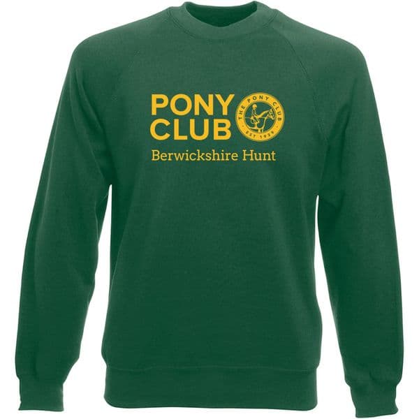 Berwickshire Hunt Green Pony Club Sweatshirt