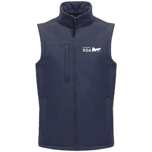 Bradbourne Carriage Driving Navy Womens Soft Shell Gilet