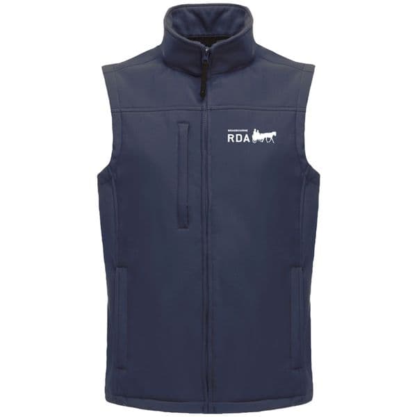 Bradbourne Carriage Driving Navy Womens Soft Shell Gilet