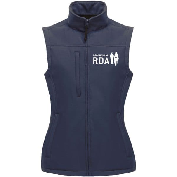 Bradbourne Navy Womens Soft Shell Gilet