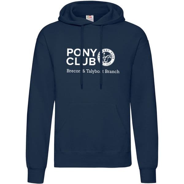 Brecon and Talybont Navy Hooded Top