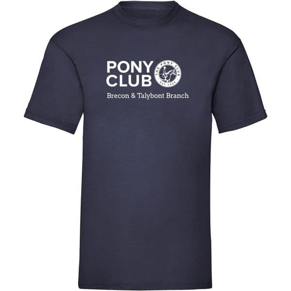 Brecon and Talybont Navy Pony Club T-shirt