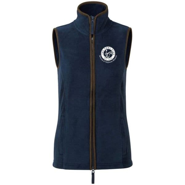 Brecon and Talybont PC Navy Ladies Country Fleece Gilet