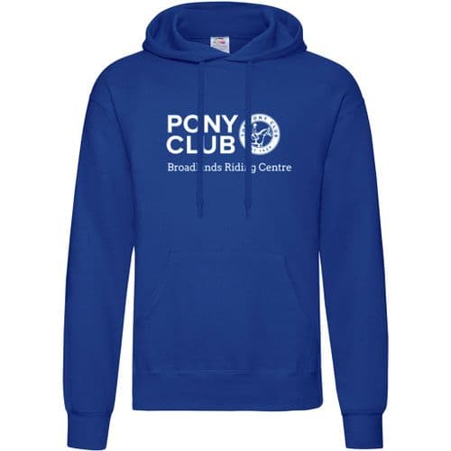 Broadlands Riding Centre PC Royal Hooded Top