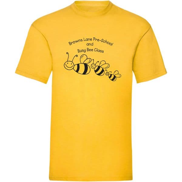 Browns Lane Pre-school Yellow T-shirt