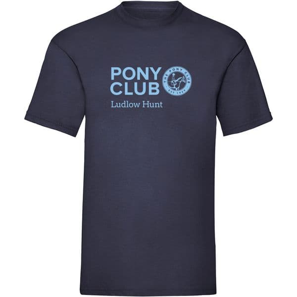 Camp 26 Ludlow Hunt Navy Pony Club Camp T-shirt