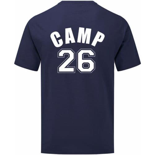Camp 26 The Oaklands School of Riding Navy Pony Club Camp T-shirt