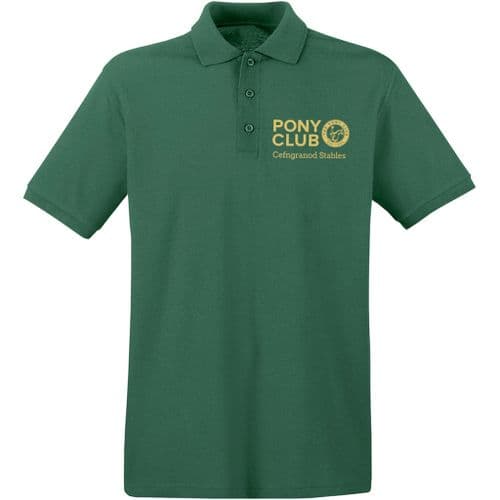 Cefngranod Stables Bottle Green Polo Shirt