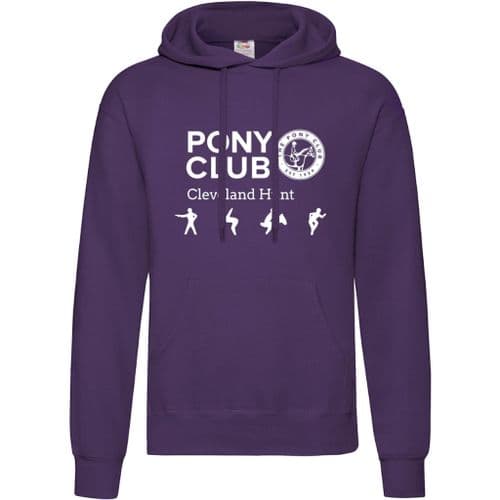Cleveland Hunt Purple Tetrathlon Hooded Top