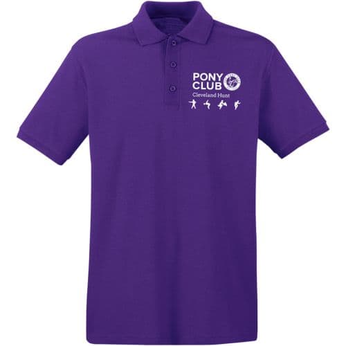 Cleveland Hunt Purple Tetrathlon  Polo Shirt