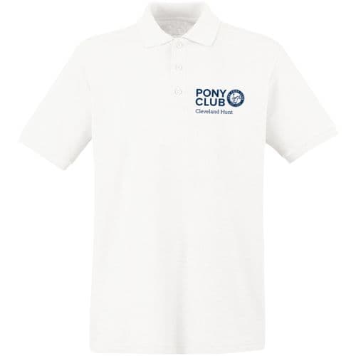 Cleveland Hunt White Polo Shirt