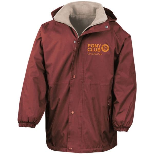 Coworth Park Maroon Branch/Centre Reversible Jacket