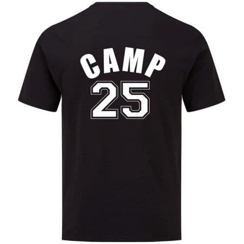 Crickhowell & District Black CAMP 25 T-shirt