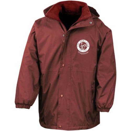 CS Equestrian Maroon Reversible Jacket