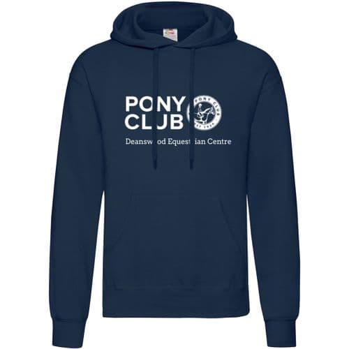 Deanswood Equestrian Centre Navy Hooded Top