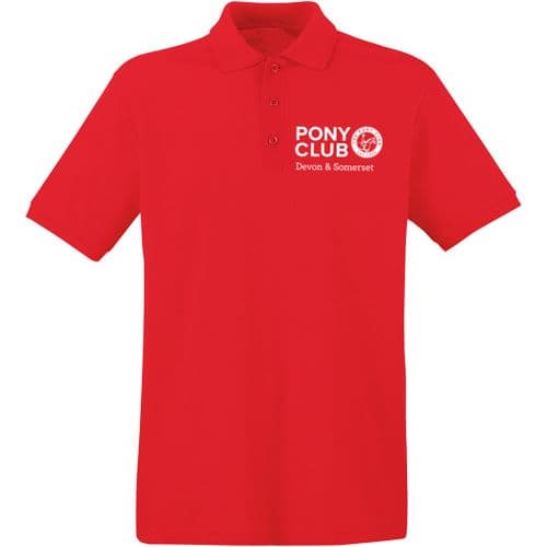 Devon & Somerset Red  Polo Shirt