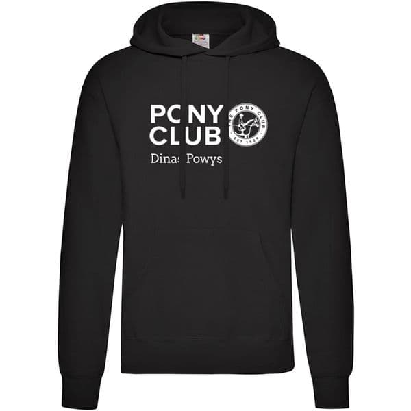Dinas Powys Black PC Hooded Top