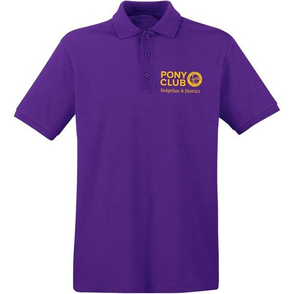 Dolgellau & Disctrict Purple PC Polo Shirt
