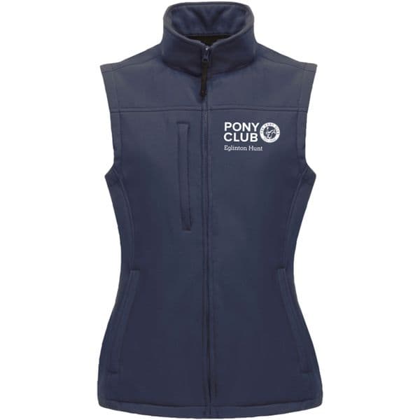 Eglinton Hunt Navy Ladies Soft Shell Gilet