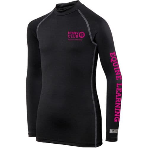 Equine Learning Black Baselayer Skin