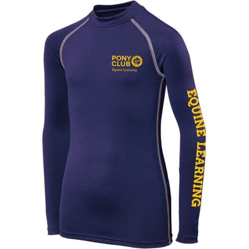 Equine Learning Navy Baselayer Skin