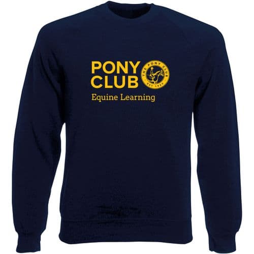 Equine Learning Navy Pony Club Sweatshirt